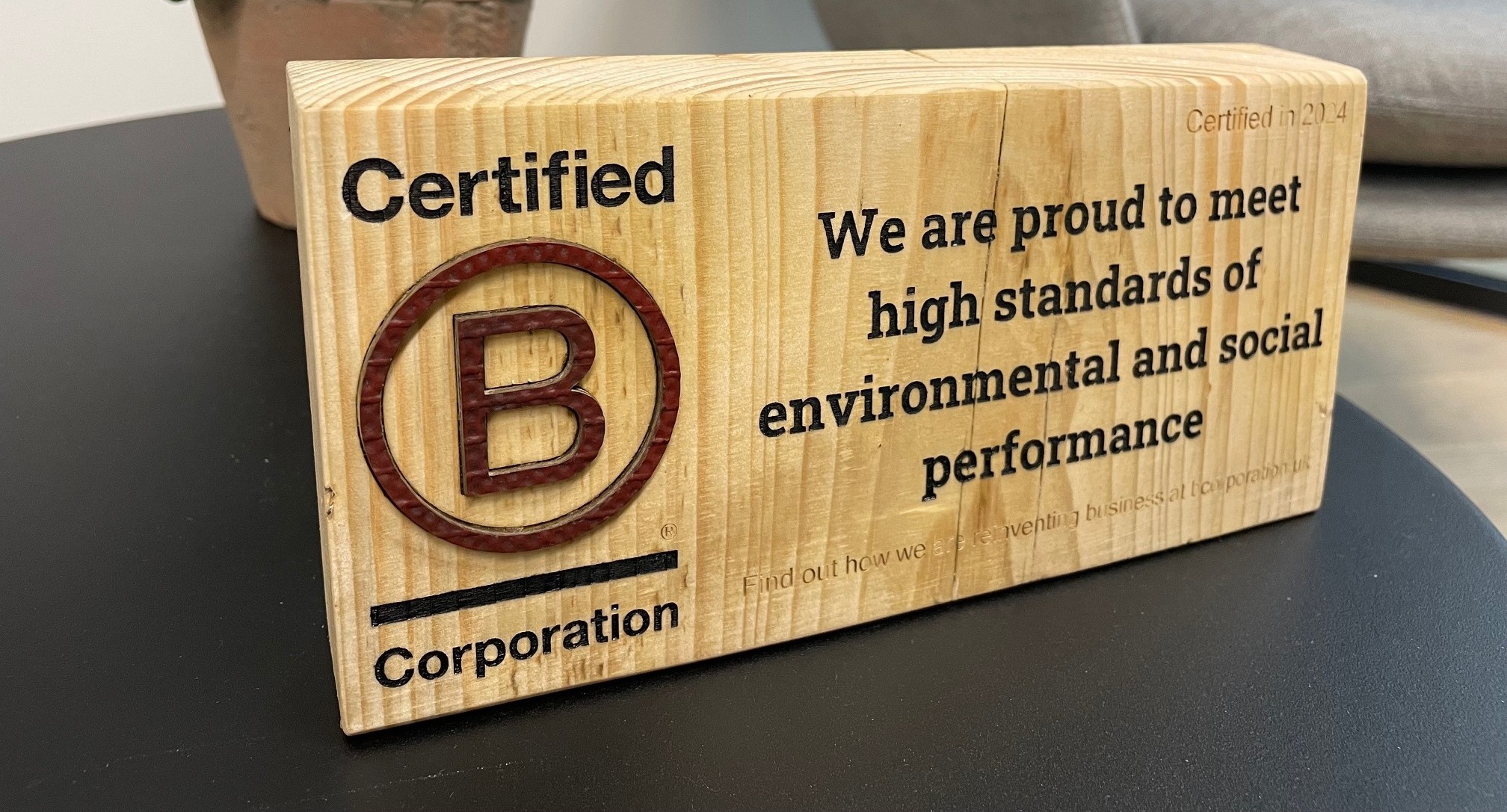 Our first B Corp birthday Image
