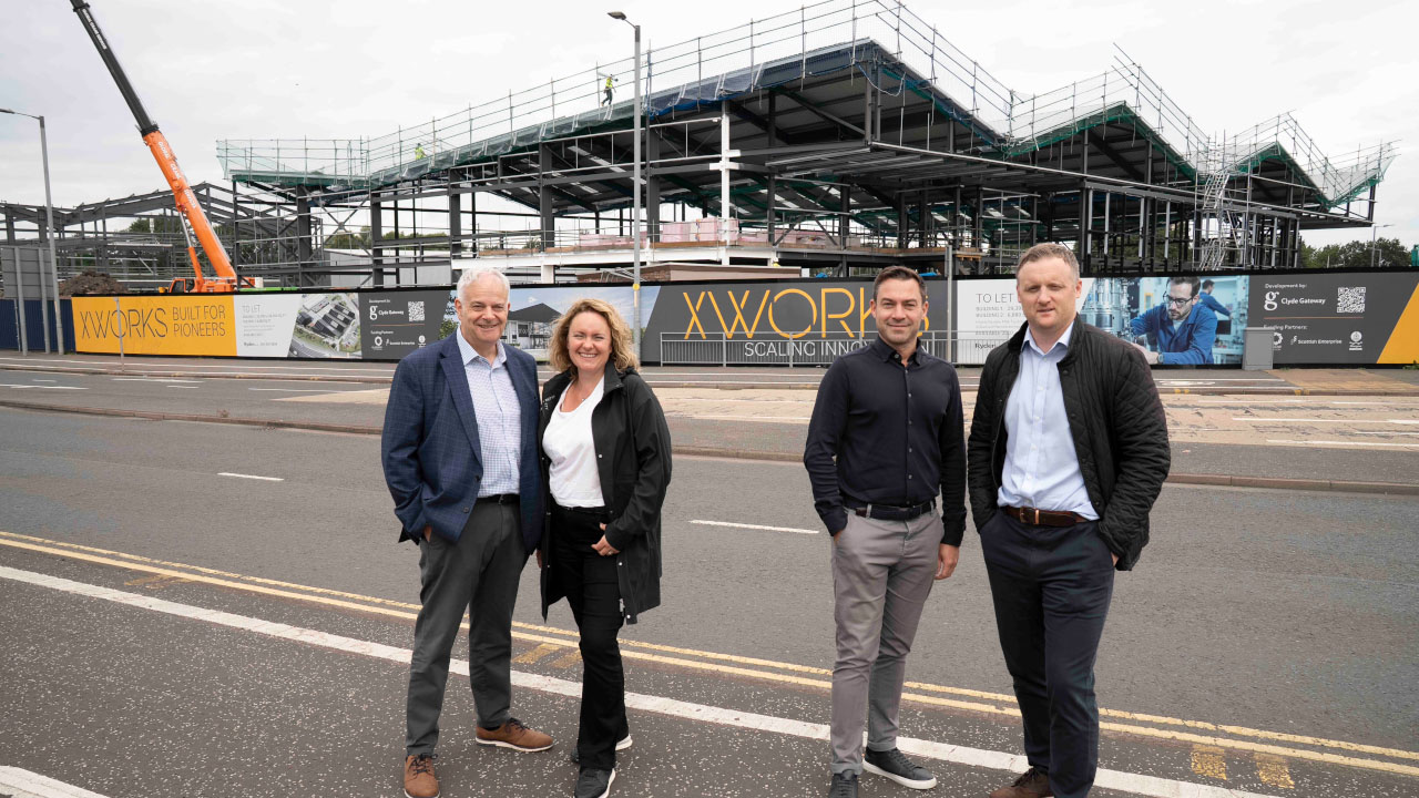 Clyde Gateway & Ryden launch marketing for £11m XWORKS innovation hub Image