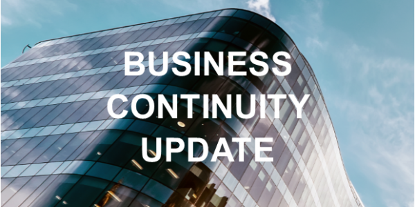 Business Continuity Update Image